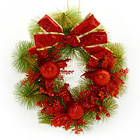 Різдвяний вінок NewYEAR R87311 (red)