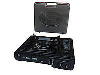 Газова металокерамічна плита-обігрівач Happy Home BDZ-155-А1 з адаптером