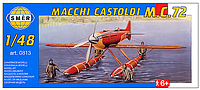 Macchi M. C. 72. Сборная модель самолета в масштабе 1/48. SMER 0813