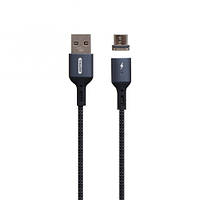 USB кабель Remax Cigan Powerful Magnet Connection Micro USB (Чорний)