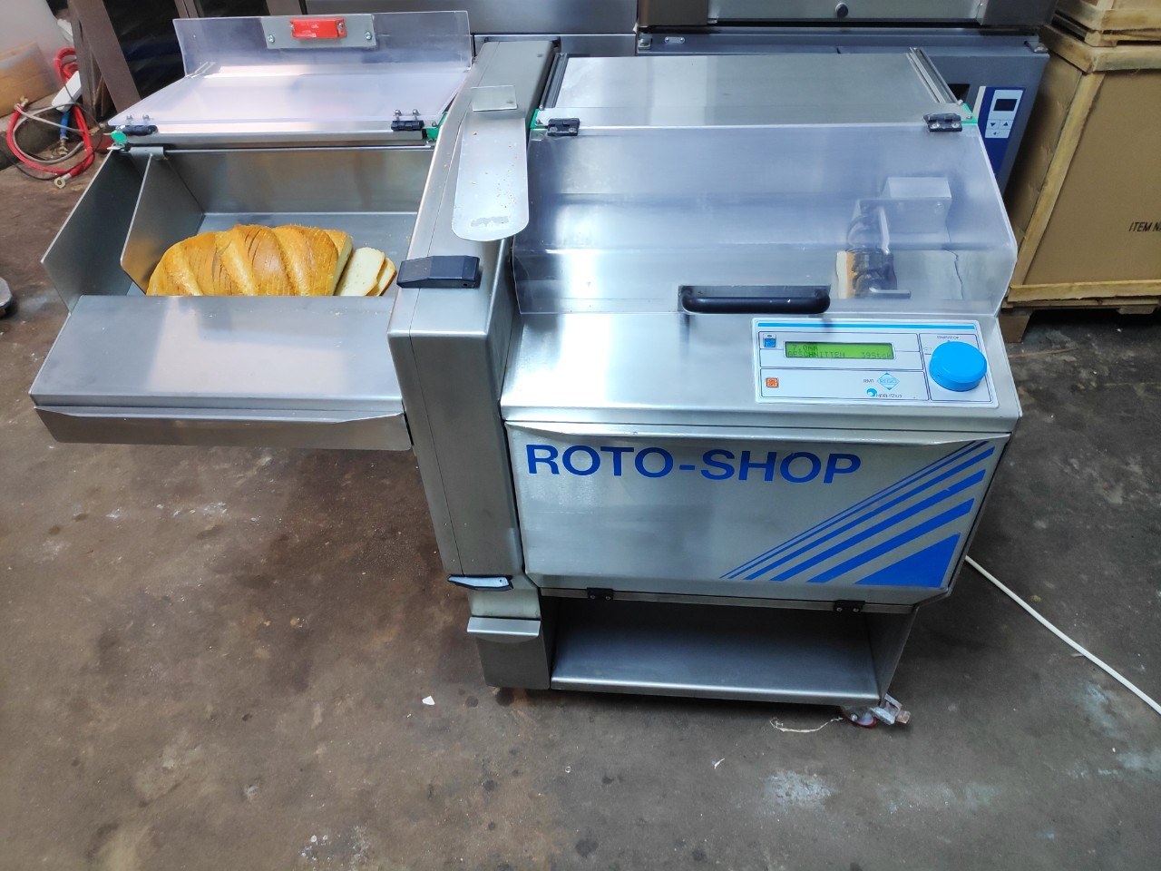 Хліборізка М Rego Herlitzius Roto Shop з дисковим ножем регульованою скибки товщиною б/у Німеччина