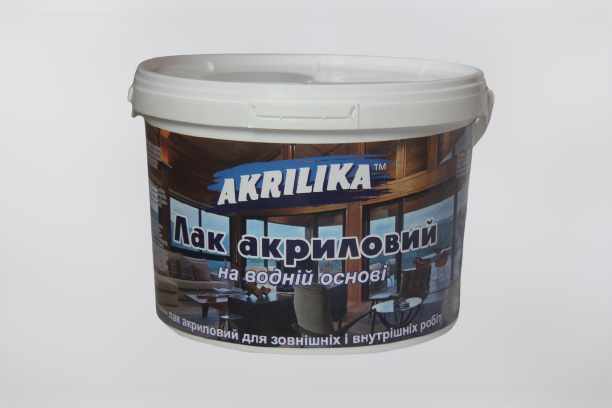 Лак акриловий панельний Akrilika 10 л