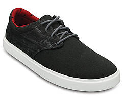 Туфлі чоловічі текстильні Крокси / Crocs Men's Citilane Canvas Lace-up Sneaker (203969), Чорні