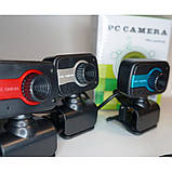 Веб-камера з мікрофоном USB+jack 3.5 2.0 4800PC WEBCAM MINI-01 Gray, фото 5