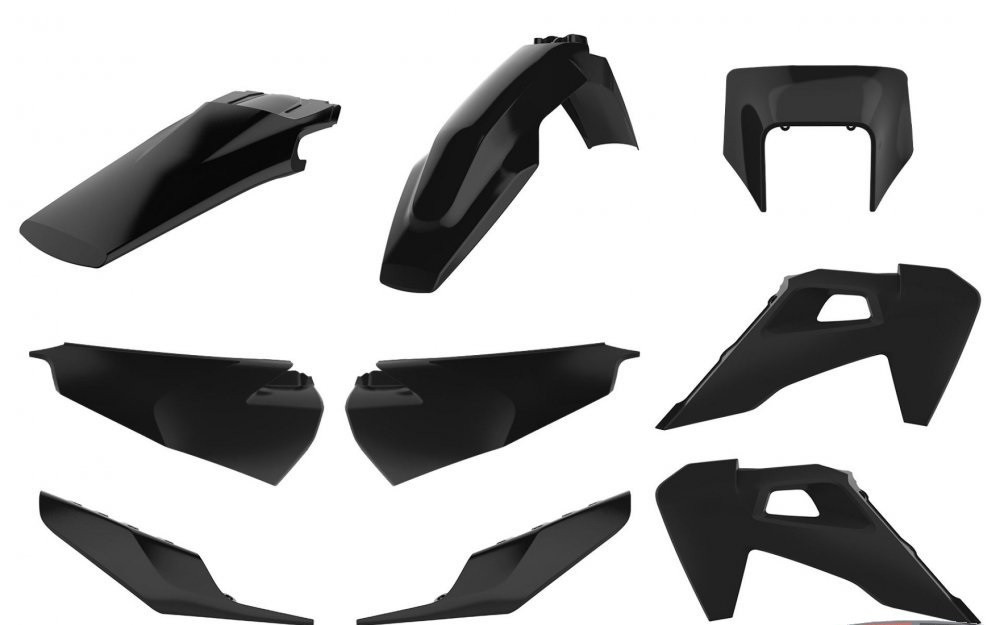 Пластик Polisport ENDURO kit for Husqvarna [Black]