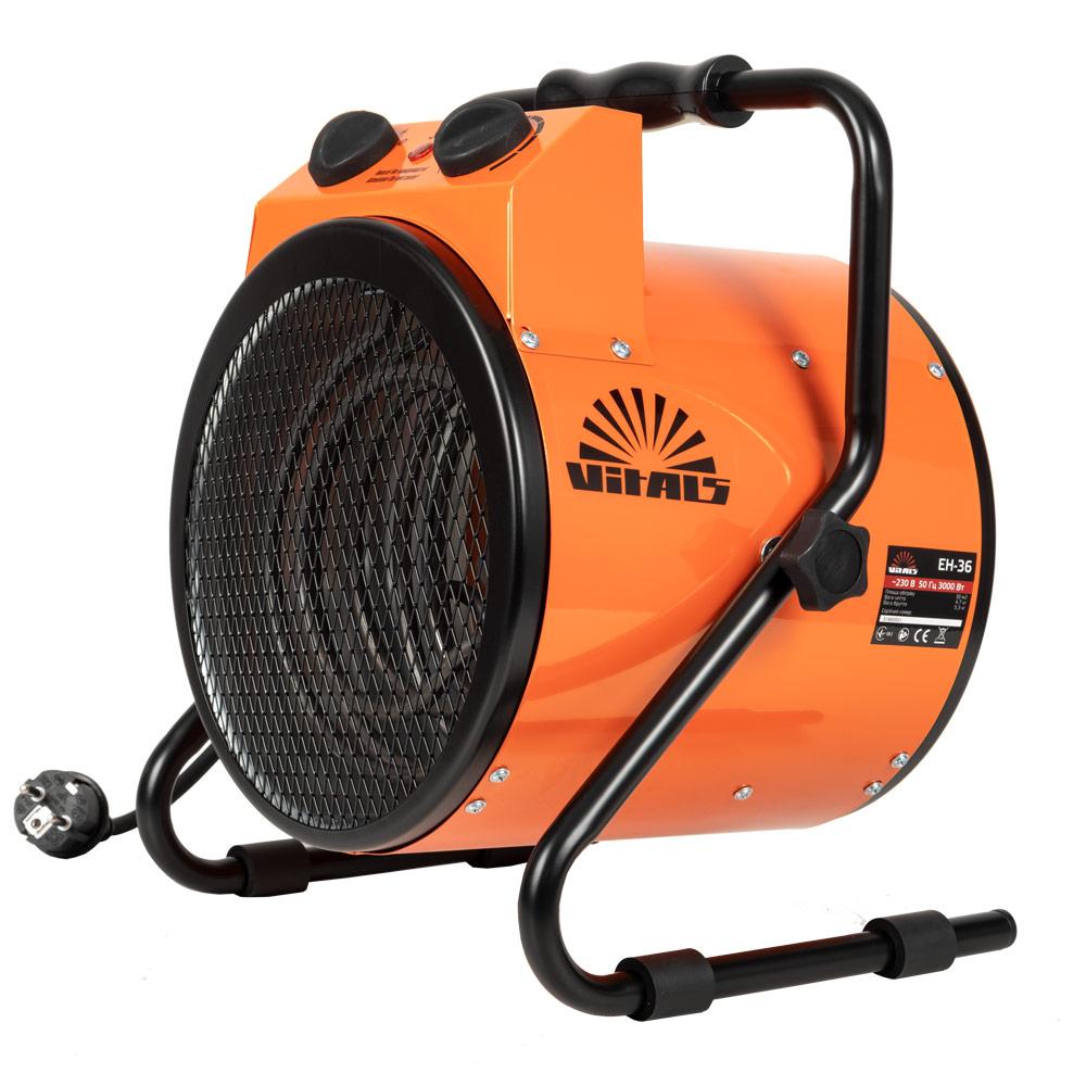 Тепловентилятор промисловий Vitals EH-36 (3 кВт), фото 1