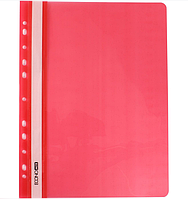 Папка-скоросшиватель Economix глянцевые А4 с перфорацией, красная, (упаковка 10шт) E31510-03