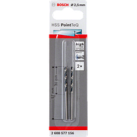 Свердла по металу Bosch HSS Point TeQ 2.5 мм
