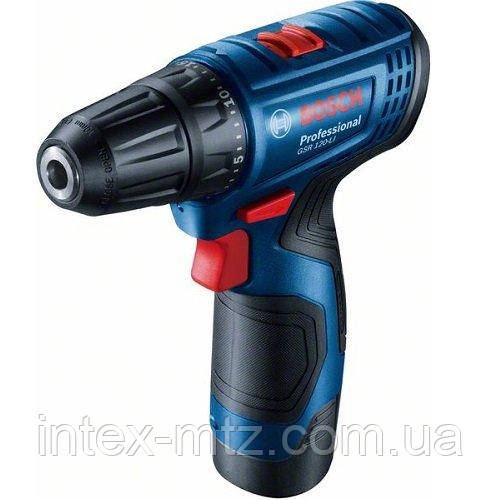 Шуруповерт акумуляторний Bosch GSR 120 Li, 2 А / ч, фото 1