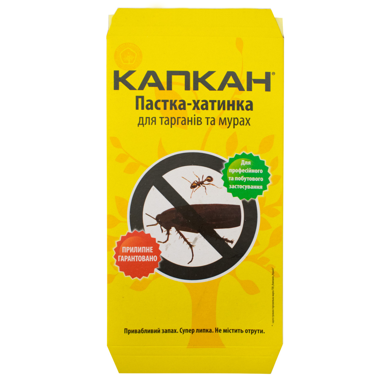 Клейова пастка для тарганів і мурах Капкан Укравіт, фото 1