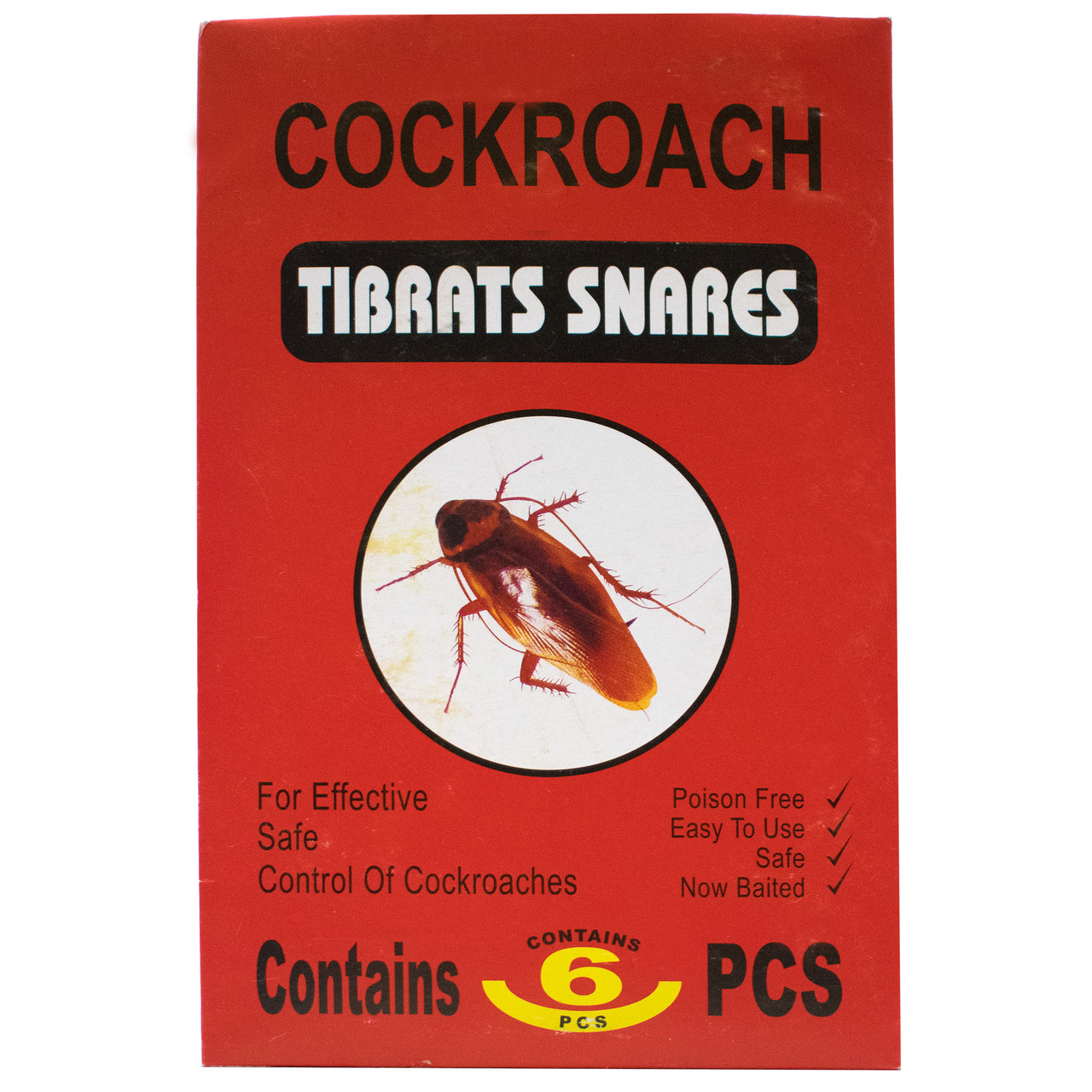 Клеевая ловушка для тараканов Cockroach 180x65 мм 6 шт - фото 1 - id-p1089144601