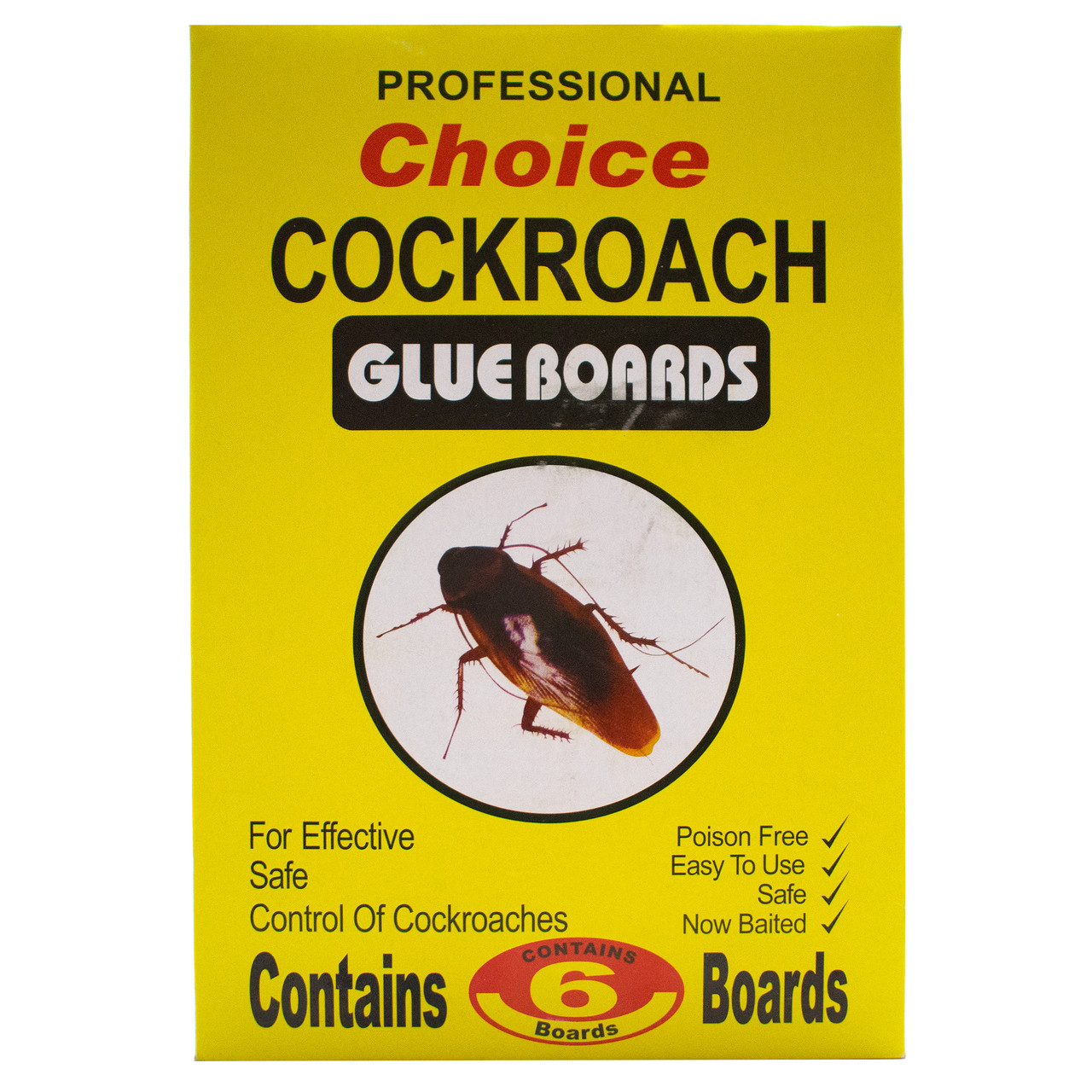 Клейова пастка для тарганів Cockroach Professional choise 180x65 мм 6 шт, фото 1