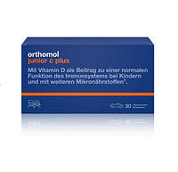 Витамины Ортомол Джуниор С плюс для детей 30 дней мандарин-апельсин Германия Orthomol Junior C plus (9166382)
