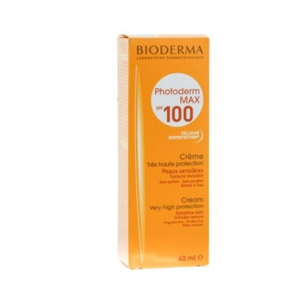 Солнцезащитный крем Bioderma Photoderm Max Spf 100 Sun Cream 40 мл - фото 2 - id-p1302581997