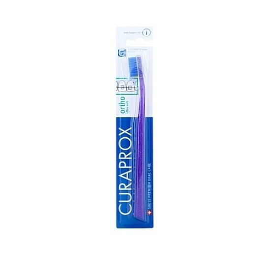 Зубна щітка Curaprox CS 5460 Ortho Ultra Soft ультра-м'яка фіолетова