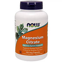 Now Foods Magnesium Citrate Цитрат магния 120 растительных капсул (NOW-01294)