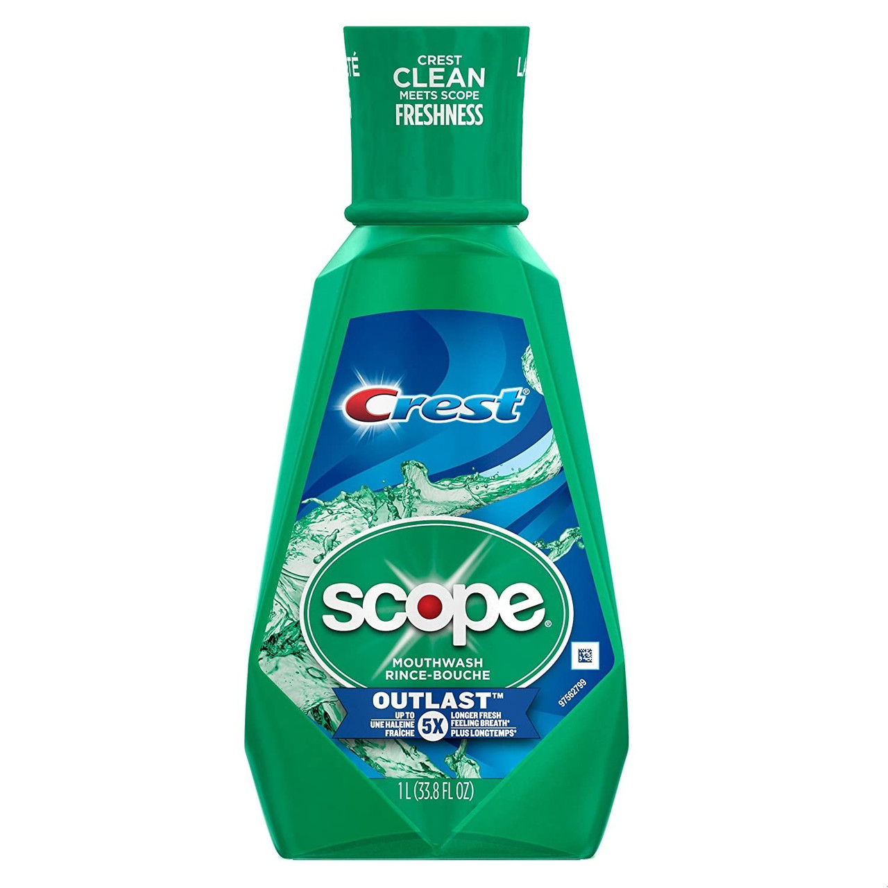 Ополіскувач для порожнини рота Crest Mouthwash Scope Outlast 1 л