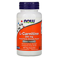 Биологически активные добавки Now Foods L-Карнитин 250 мг 60 капсул L-Carnitine
