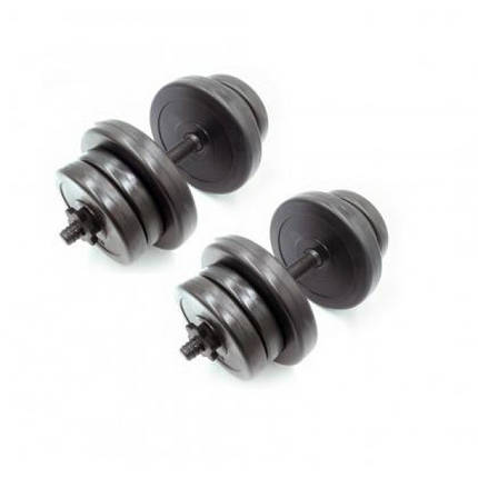 Гантелі розбірні композитні домашні гантелі пластикові для тренувань Newt Rock Pro 2 шт по 11 кг, фото 2