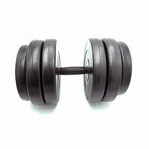 Гантель розбірна композитна домашня гантель пластикова для тренувань Newt Rock Pro 25,5 кг, фото 3