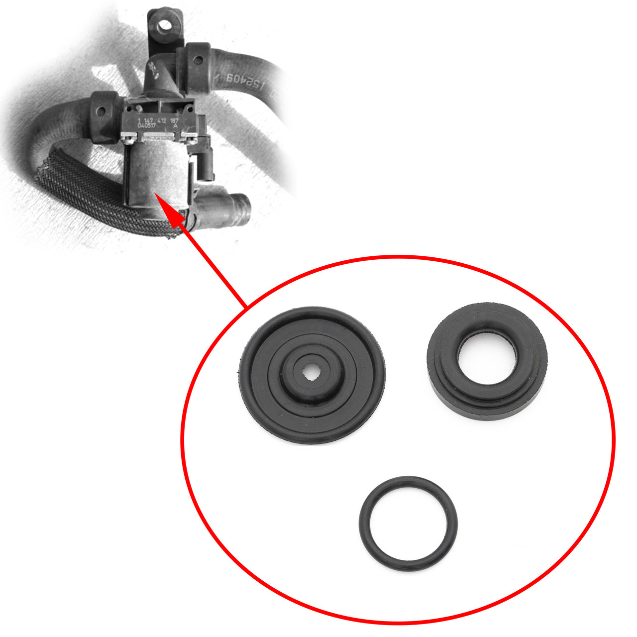 Ремкомплект клапанів обігрівача Infiniti QX56, Nissan Armada, Volvo FH, фото 1