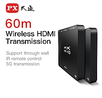 Бездротовий передавач і приймач PX WTR-3000 HDMI подовжувач airplay для камери/телевізора/проєктора до 60 м
