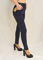 Джинси жіночі зимові з начосом — Ластівка  Джегінси на флісовій підкладці  тільки розмір S/M, фото 3