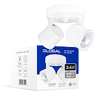 Спотовий LED Світильник GSL-02C GLOBAL 8 W 4100 K