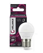 Лампа LED VELMAX V-G45 E27 6W 4100K