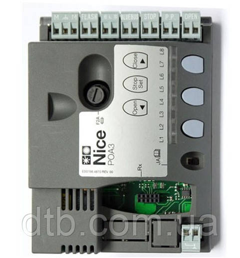 Блок керування плата POA3 для Nice Hopp для воріт Блок керування плата POA3 для Nice Hopp приводу розпашних воріт