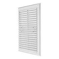 Вентиляційна решітка із сіткою проти комах (пластик) 315х215