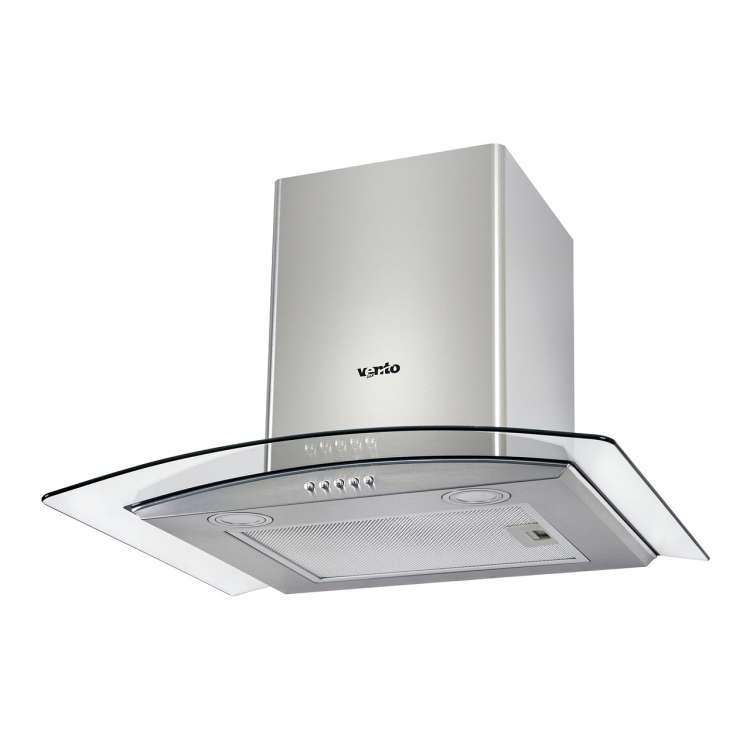 ВИтяжка для кухні настінна декоративна Т-подібна Ventolux FERRARA 60 INOX (900) PB, нерж. сталь, 60 см, фото 1