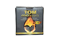 Уголь для кальяна кокосовый Tom Coco C26 Gold 1 кг в картонной коробке