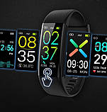 Розумний фітнес браслет Lemfo F07T з термометром (Чорний), фото 7