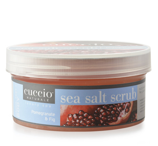 Солевой скраб на масляной основе "Гранат и инжир" - Cuccio Naturale Sea Salt Scrub Pomegranate and Fig