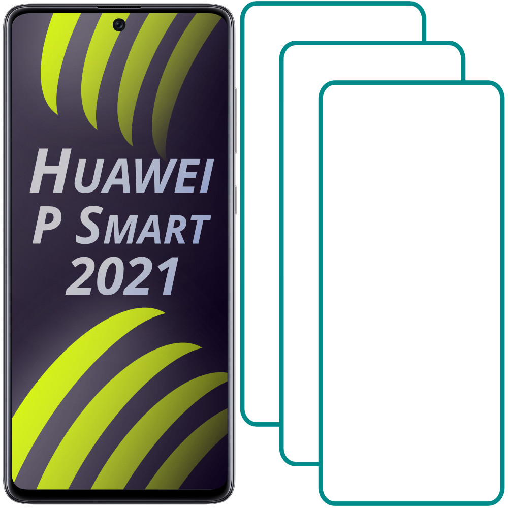 Комплект Huawei P Smart 2021 Захисні Стекла (3 шт.) (Хуавей П Смарт 2021)