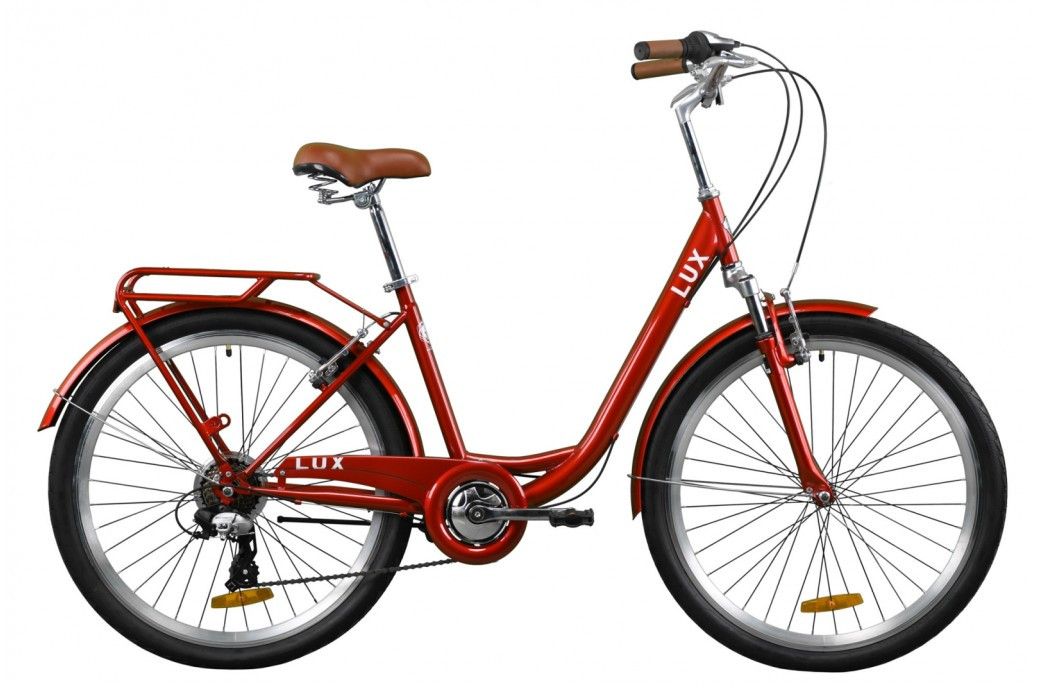 Велосипед 26" Dorozhnik LUX AM передачі рама - 17" рубіновий (червоний)