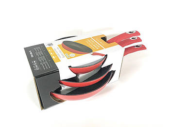 Набір сковорідок Royalty Line RL-FM3 RED 3 шт.