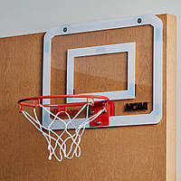 Мини-щит баскетбольный Basketball MiniHoop NBA 38х28 см с кольцом 22,5 см и сеткой (WTBA00219)