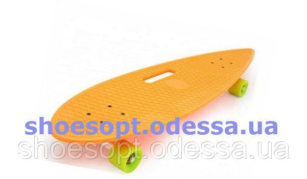 Пенні борд Penny Board скейт Nickel 92см помаранчевий