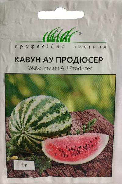 Насіння кавуна АУ Продюсер круглий 1 г United Genetics, фото 1
