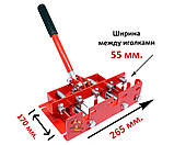 Дирокол на 5 отворів для проколювання і встановлення втулок у рамки, фото 2