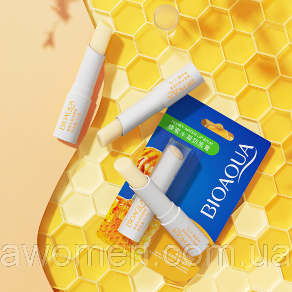 Бальзам для губ із медом Bioaqua Honey Lip Balm 2.7g