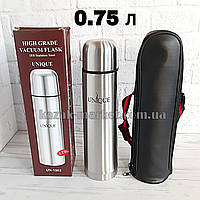 Термос туристичний UNIQUE UN-1003 0.75 л для чаю кави води