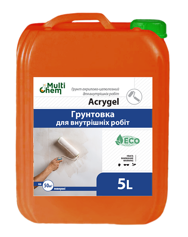 Ґрунтовка для внутрішніх робот Acrygel Euro 5 л, фото 2