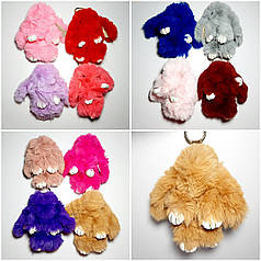 Брелок Зайчик 14 см штучне хутро