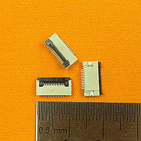 FFC Роз'єм 12pin*0.5mm, Flip type, контакти внизу