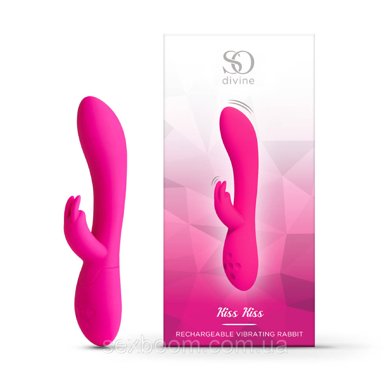 Вібратор кролик Kiss Kiss So Divine (Великобританія)