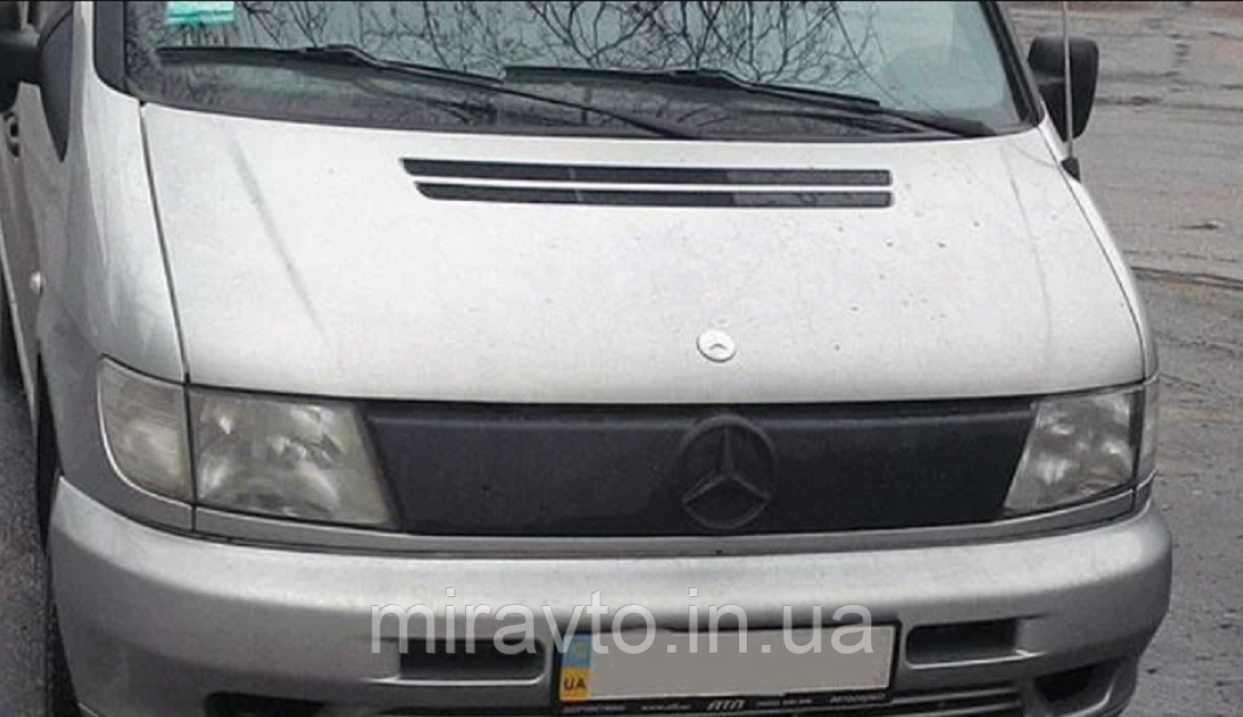 Зимова накладка Mercedes Vito W638 1996-2003 на решітку радіатора матова "FLY"