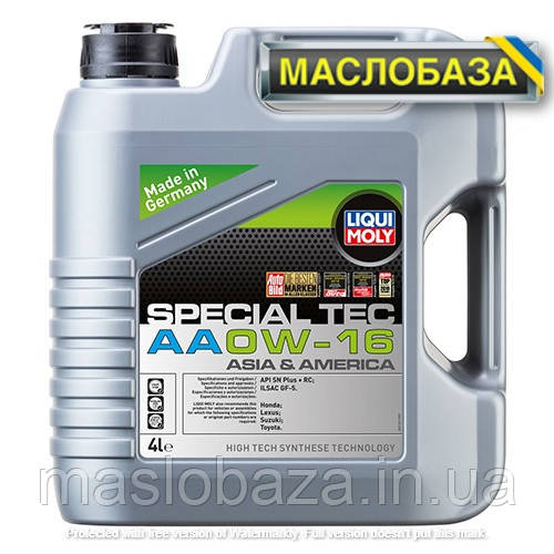 НС-синтетичне моторне масло Special Tec AA 0W-16 4 л.